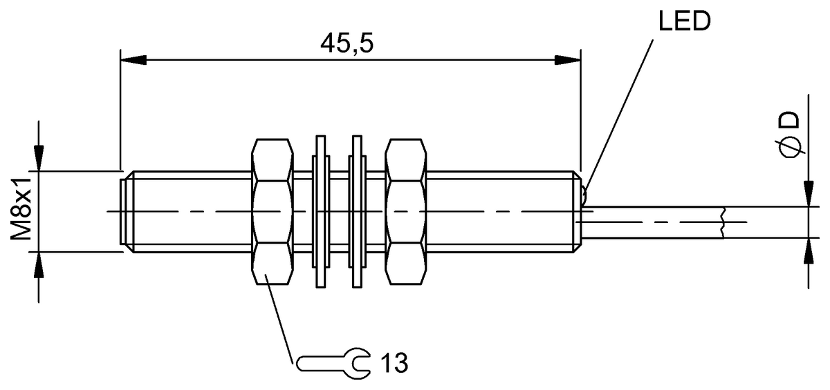 Inductive proximity switches and proximity sensors