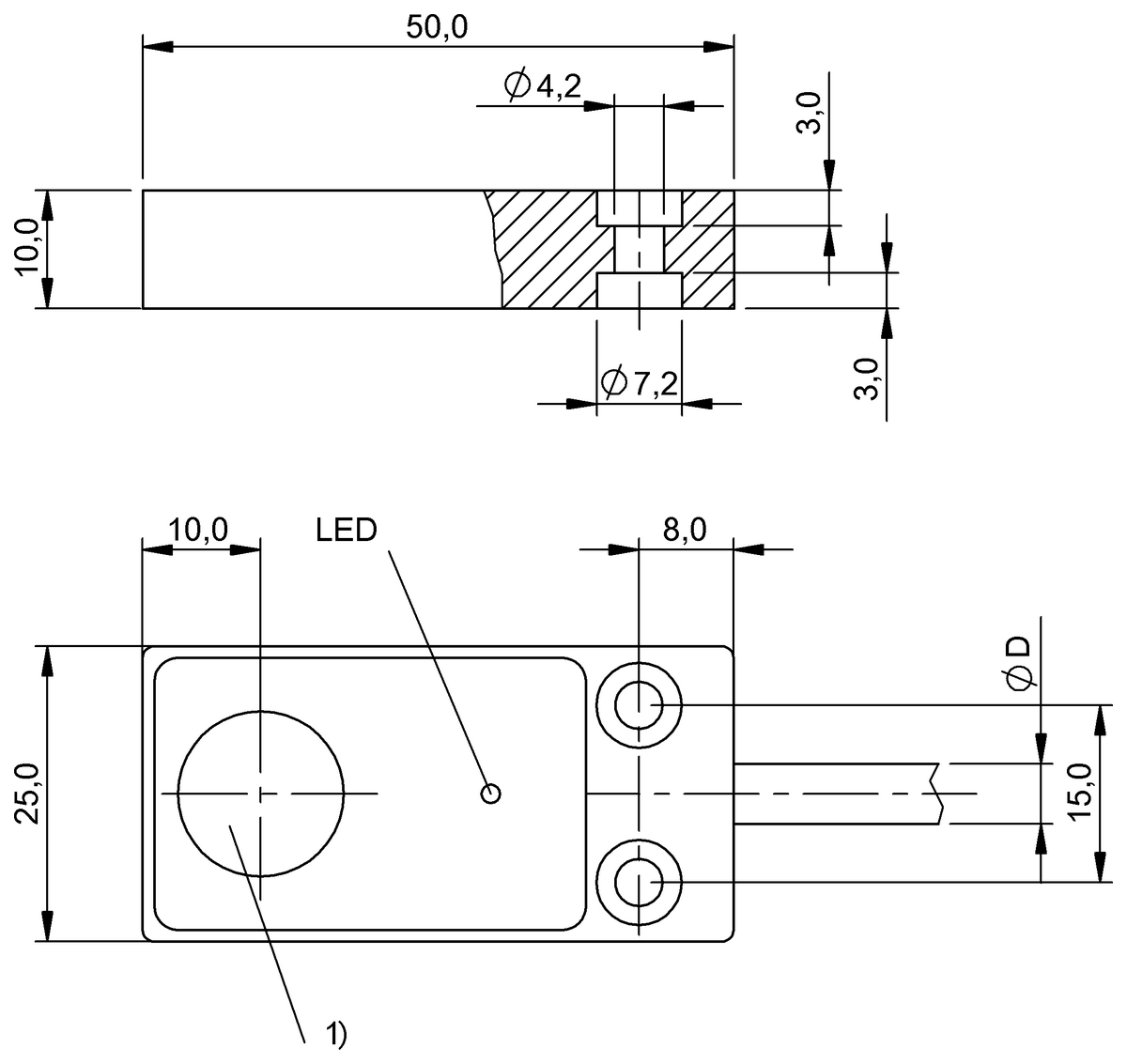 Inductive proximity switches and proximity sensors