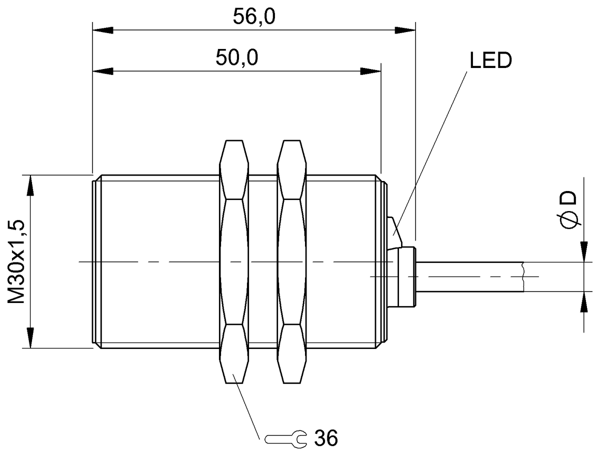 Inductive proximity switches and proximity sensors