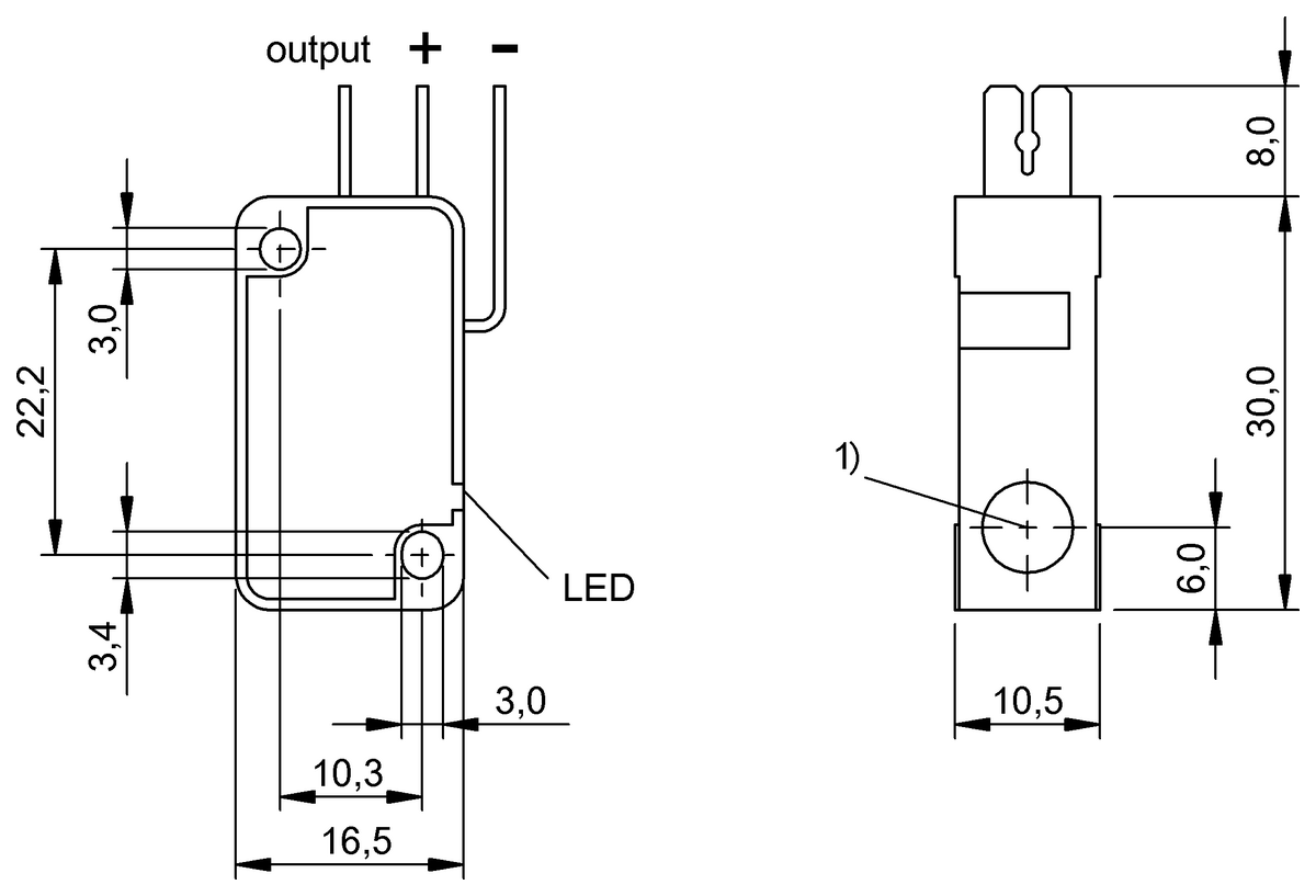 Inductive proximity switches and proximity sensors