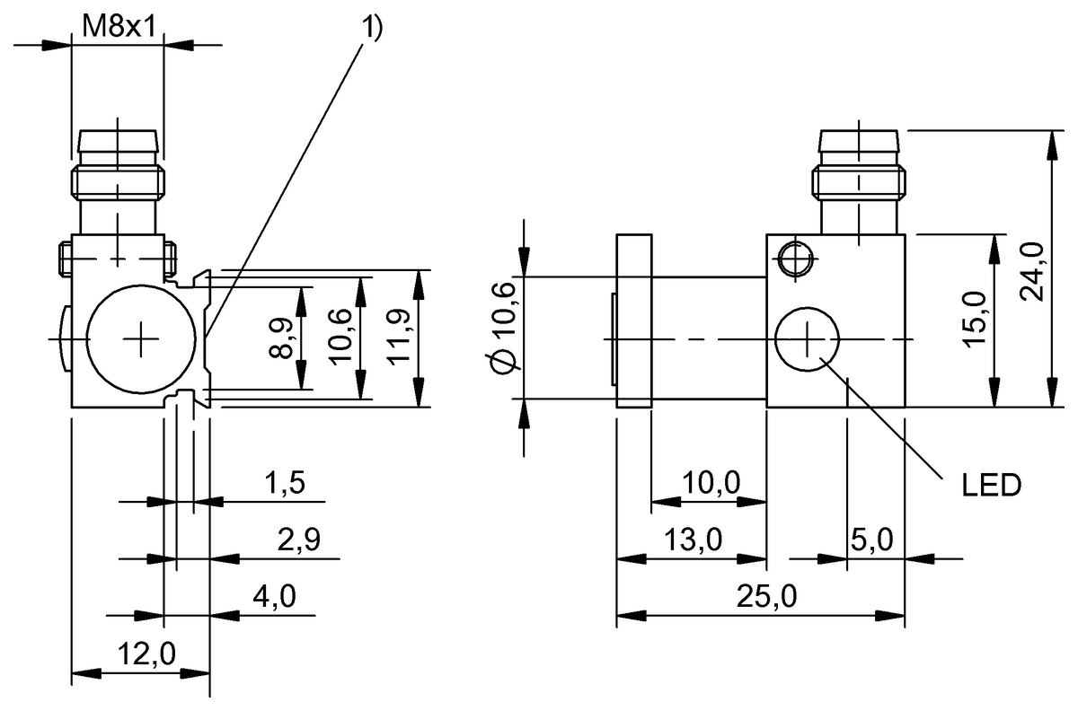 Magnetic field sensors for multiple slot shapes