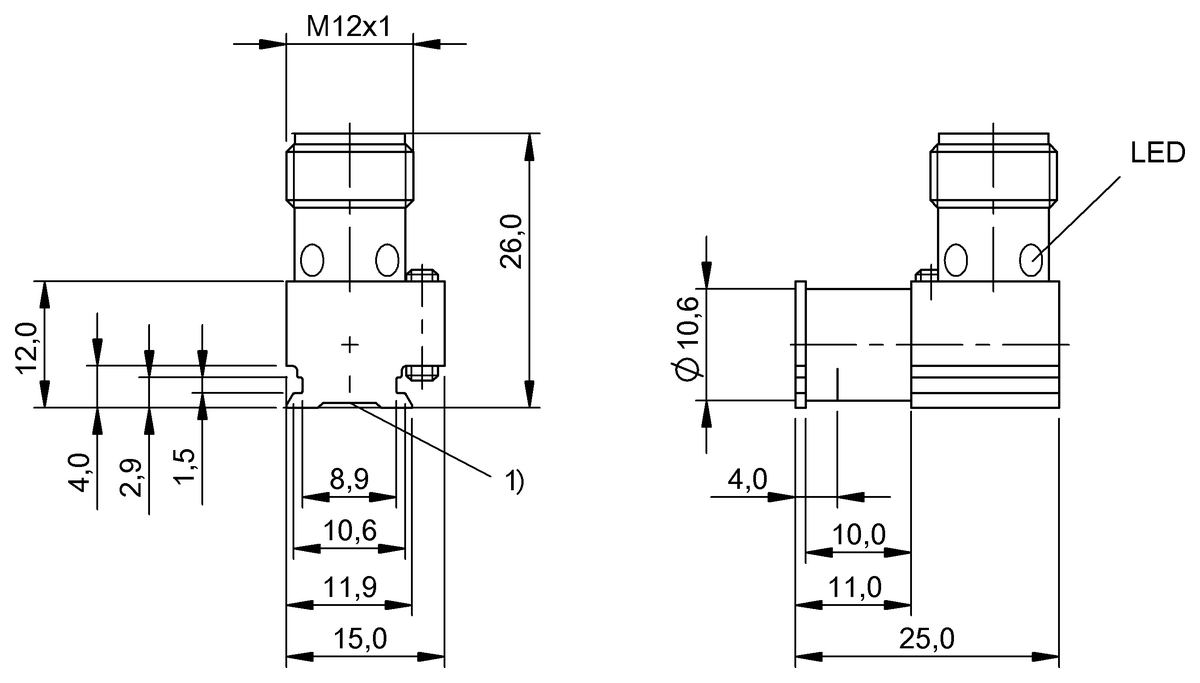 Magnetic field sensors for multiple slot shapes