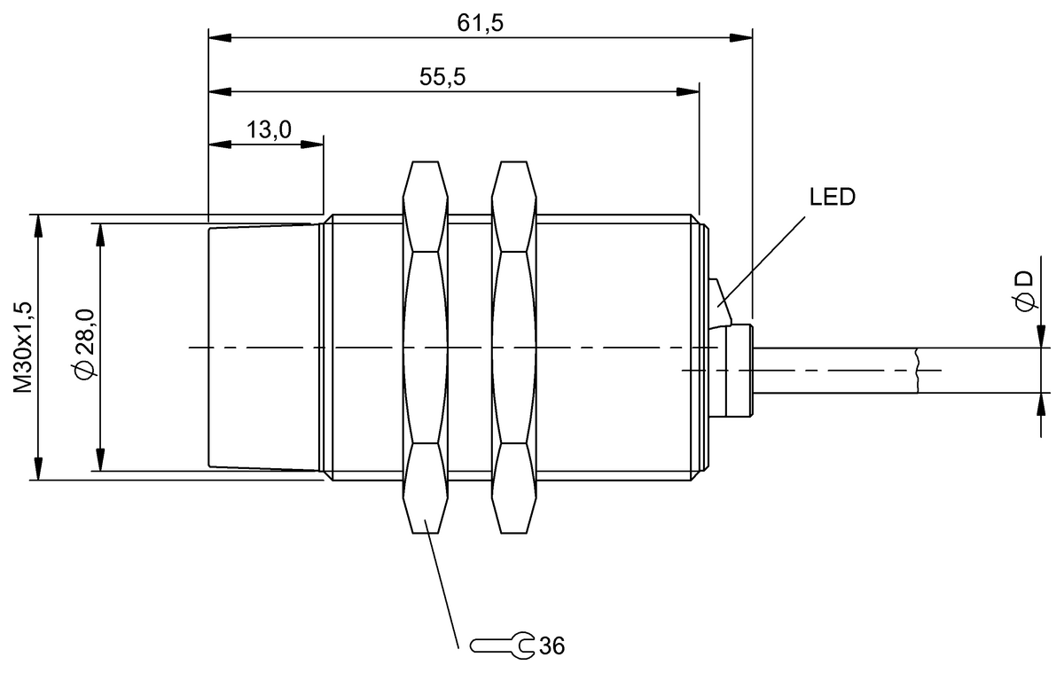 Inductive proximity switches and proximity sensors