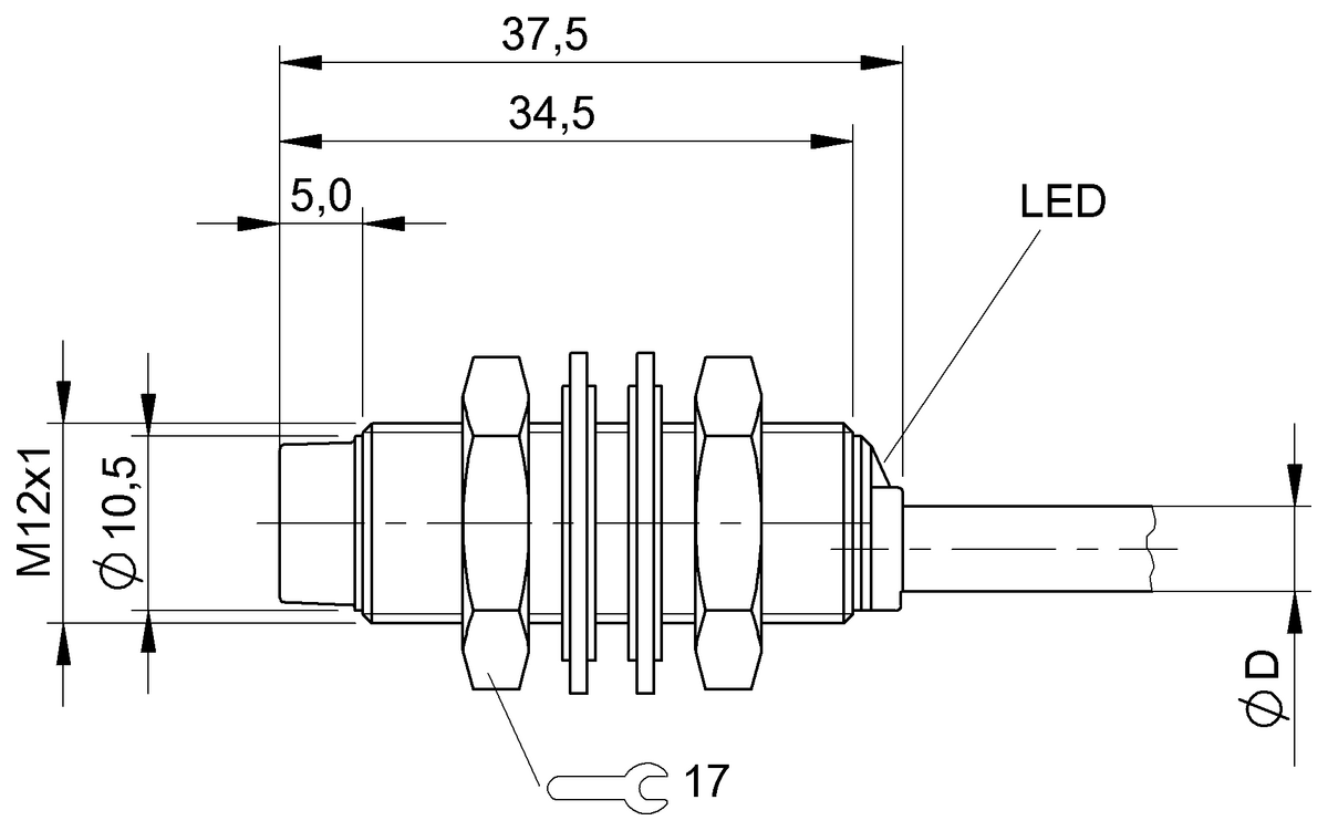 Inductive proximity switches and proximity sensors