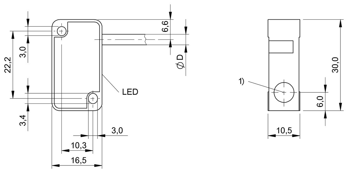 Inductive proximity switches and proximity sensors