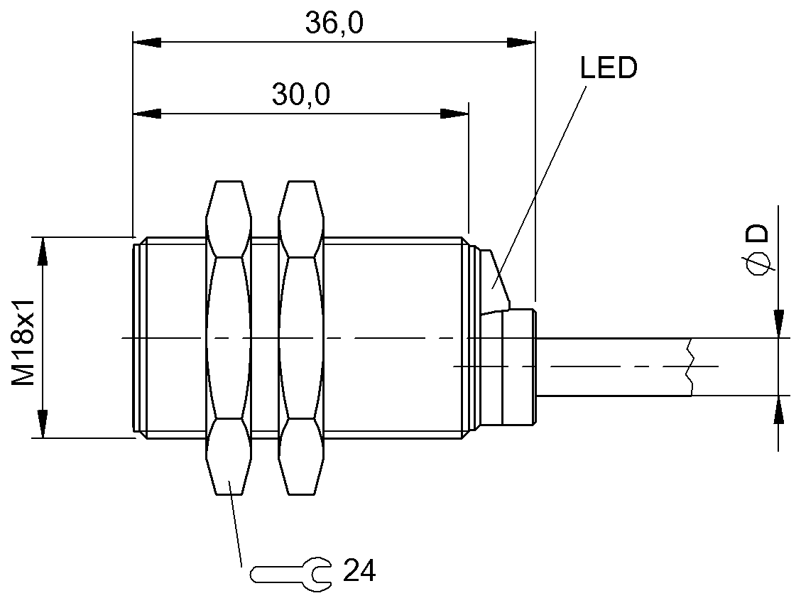 Inductive distance sensors