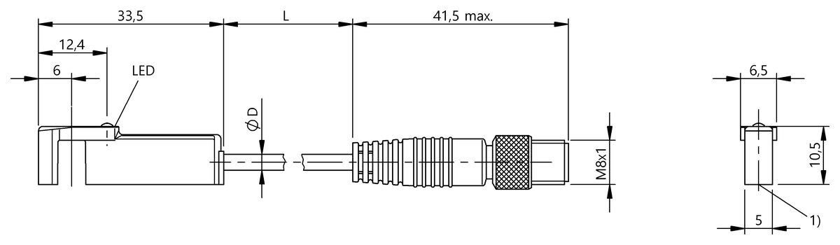 Cylinder sensors for multiple slot shapes