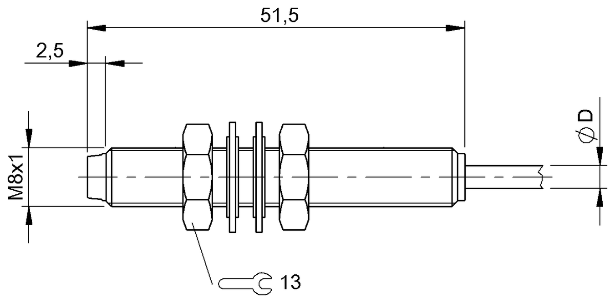 Inductive distance sensors