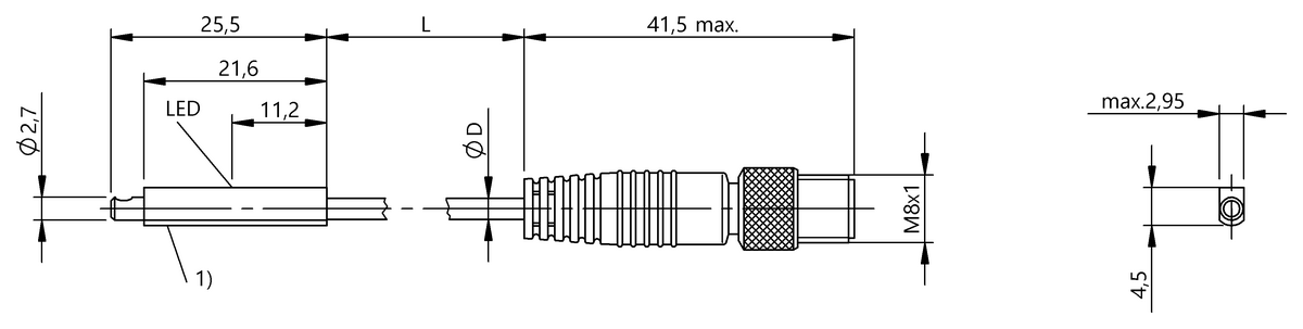 Cylinder sensors for multiple slot shapes