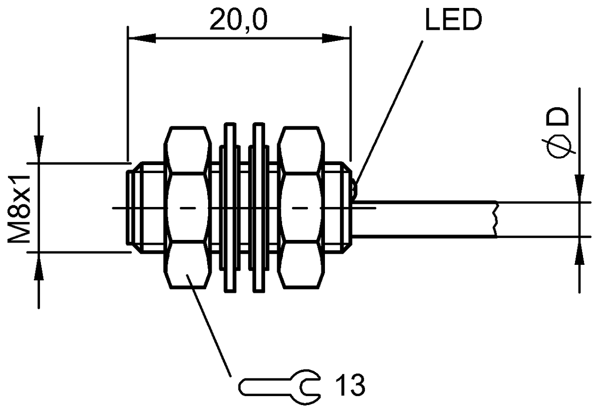 Inductive proximity switches and proximity sensors