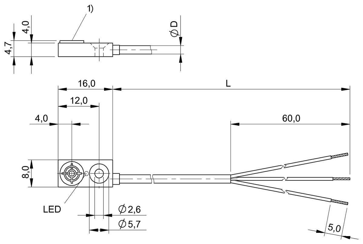 Inductive proximity switches and proximity sensors