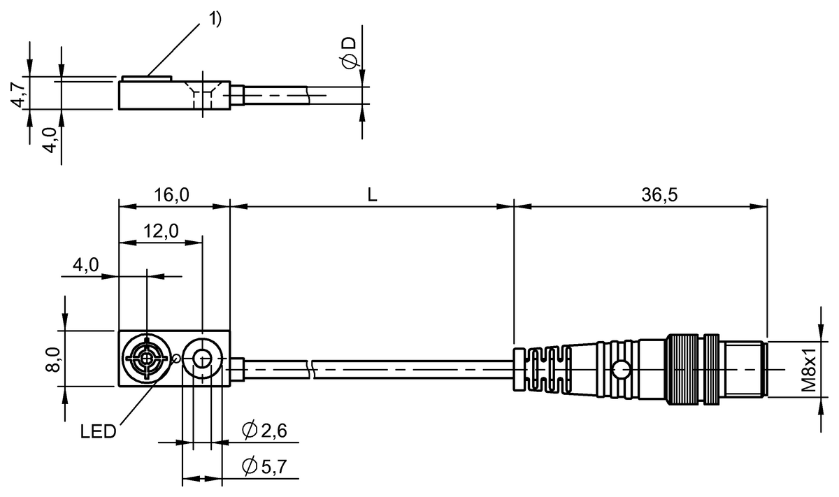 Inductive proximity switches and proximity sensors
