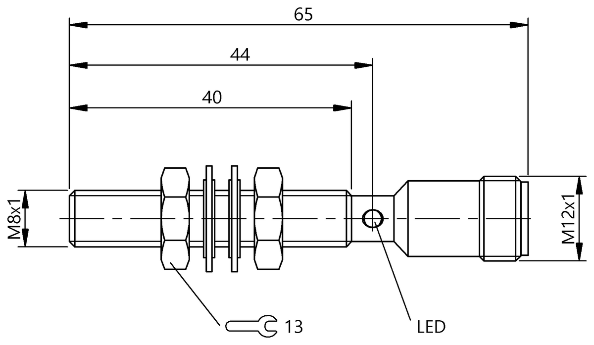 Inductive full-metal sensors