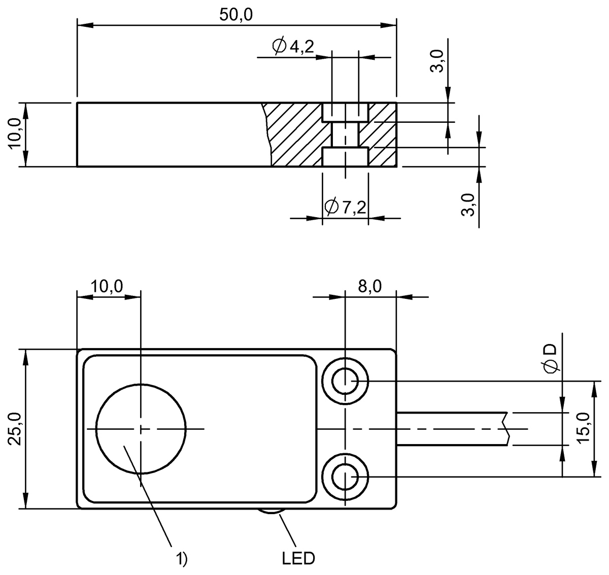 Inductive proximity switches and proximity sensors