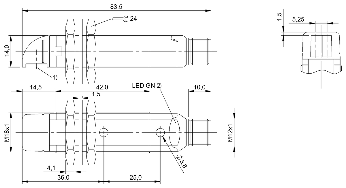 Through-beam sensors