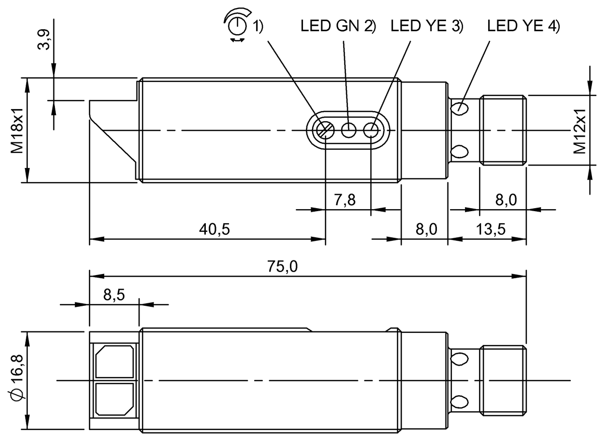 Diffuse sensors