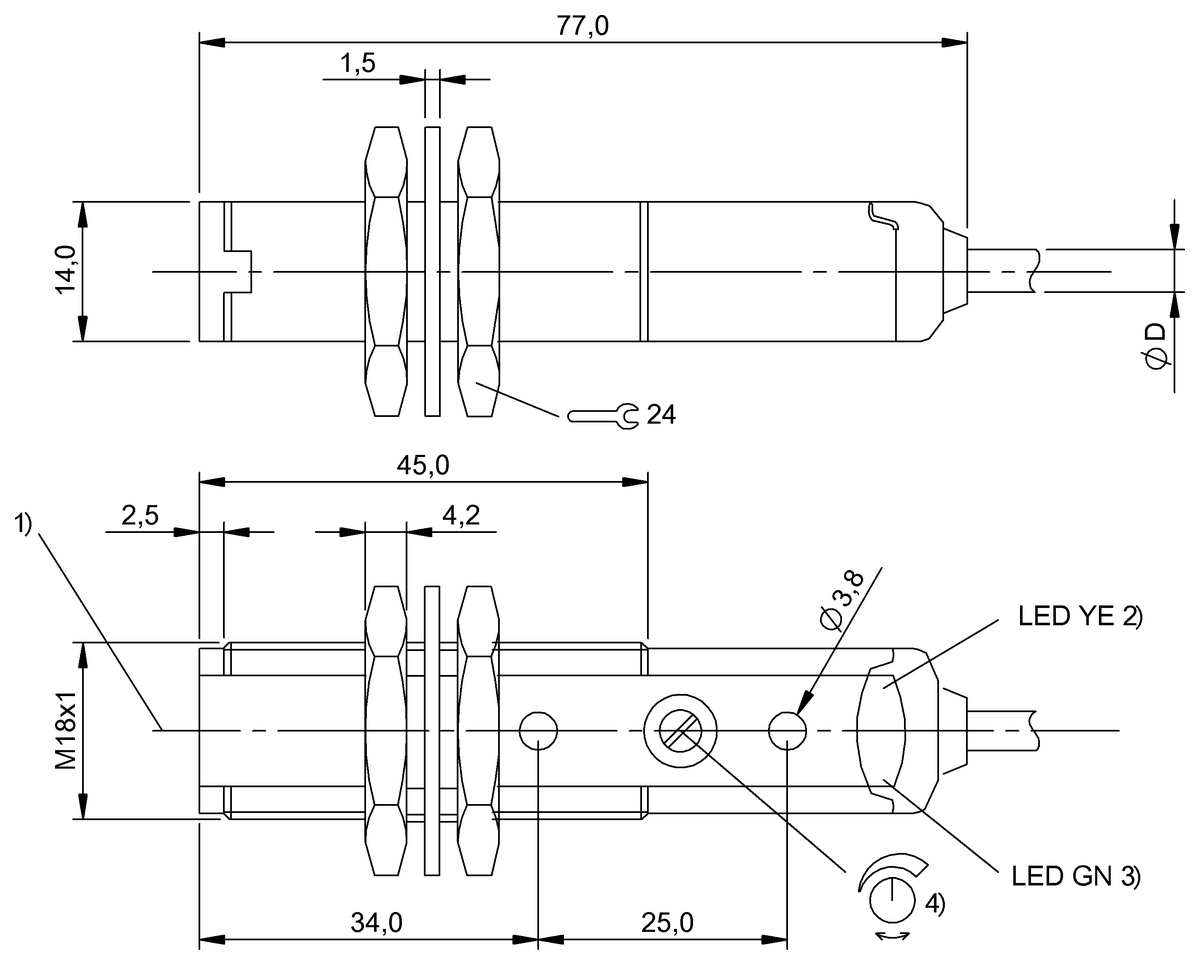 Diffuse sensors