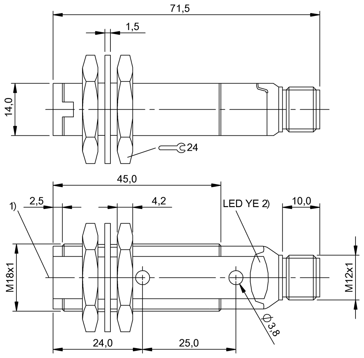 Diffuse sensors
