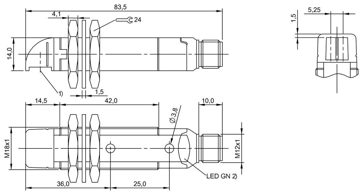 Diffuse sensors