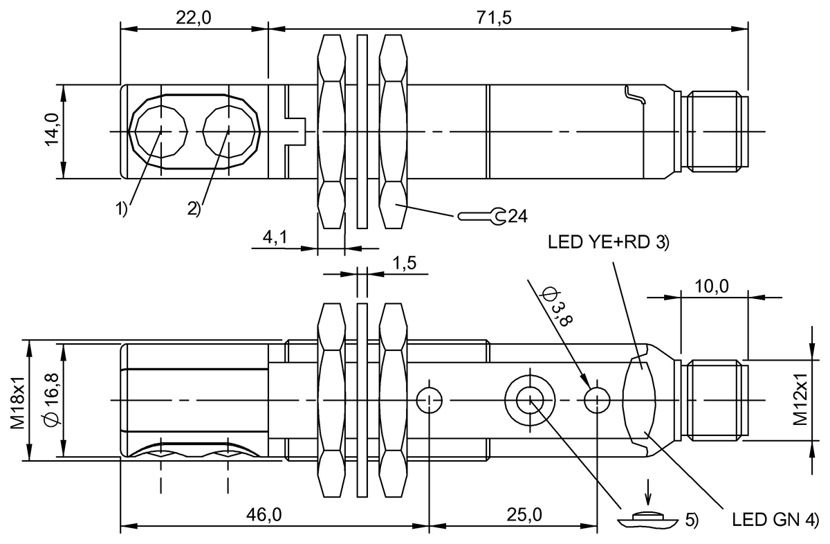 Diffuse sensors