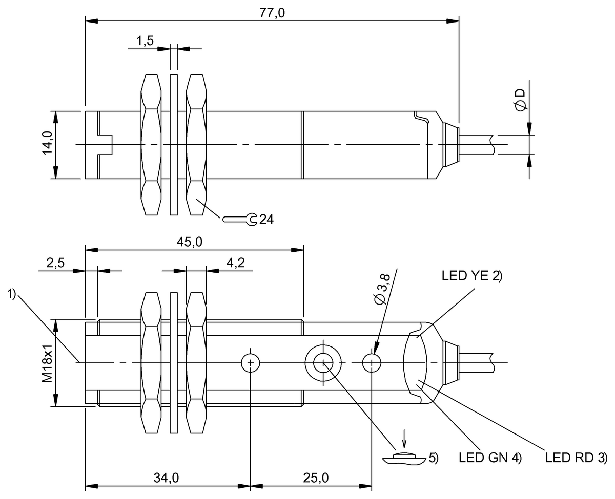 Diffuse sensors
