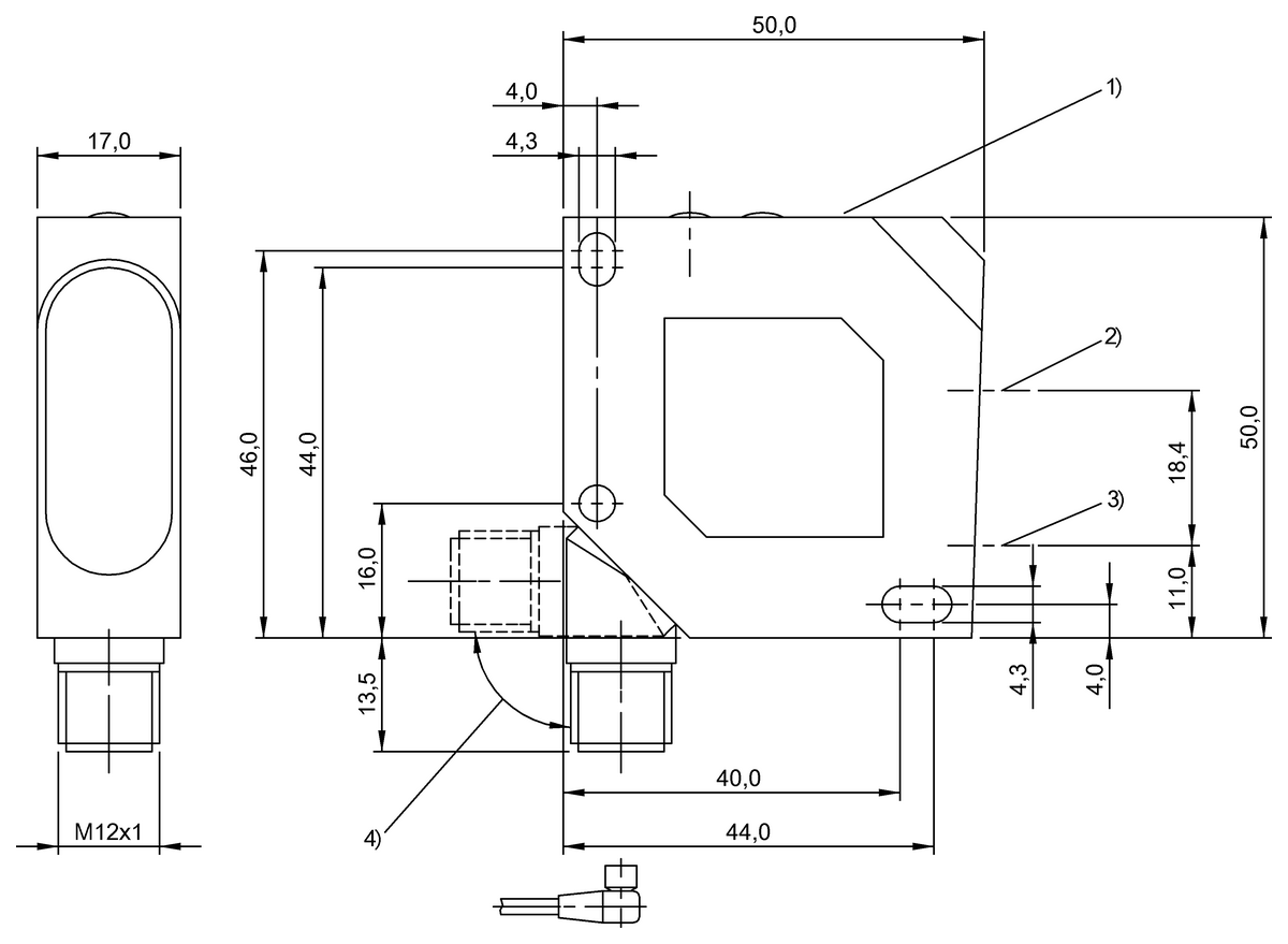 Photoelectric distance sensors