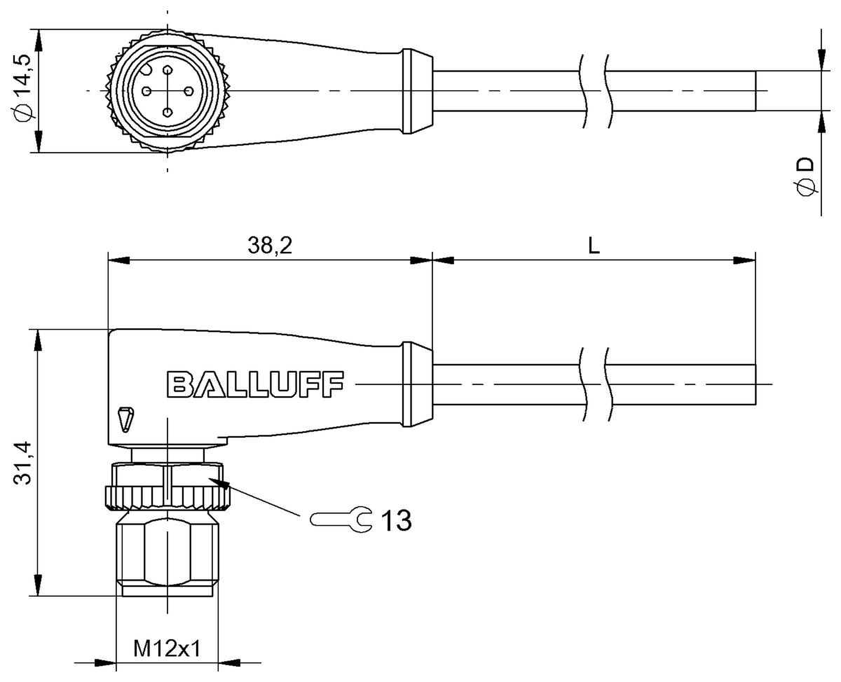 Single-ended cordsets