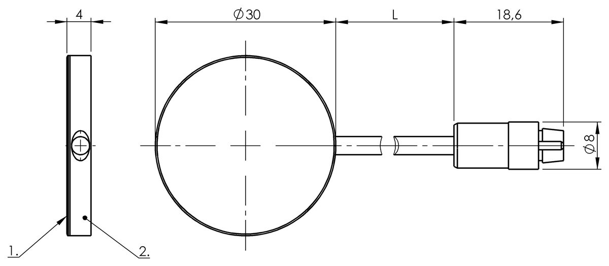 Capacitive sensor heads for amplifiers