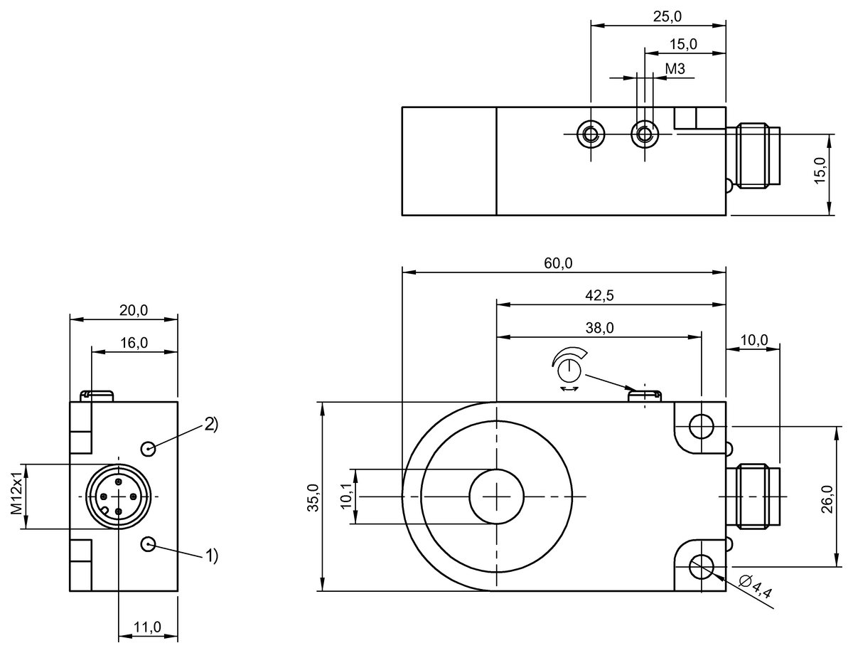 Inductive ring sensors and tube sensors