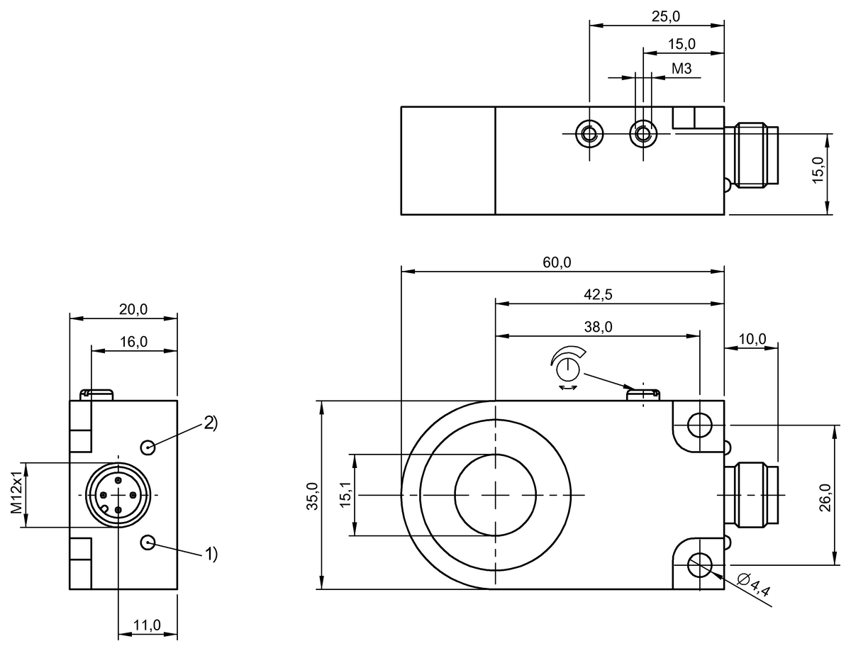 Inductive ring sensors and tube sensors