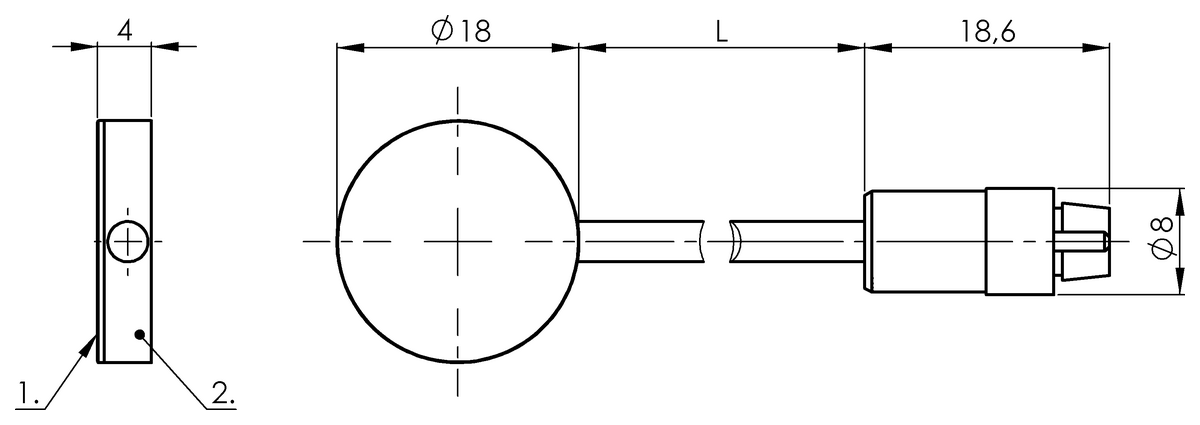 Capacitive sensor heads for amplifiers