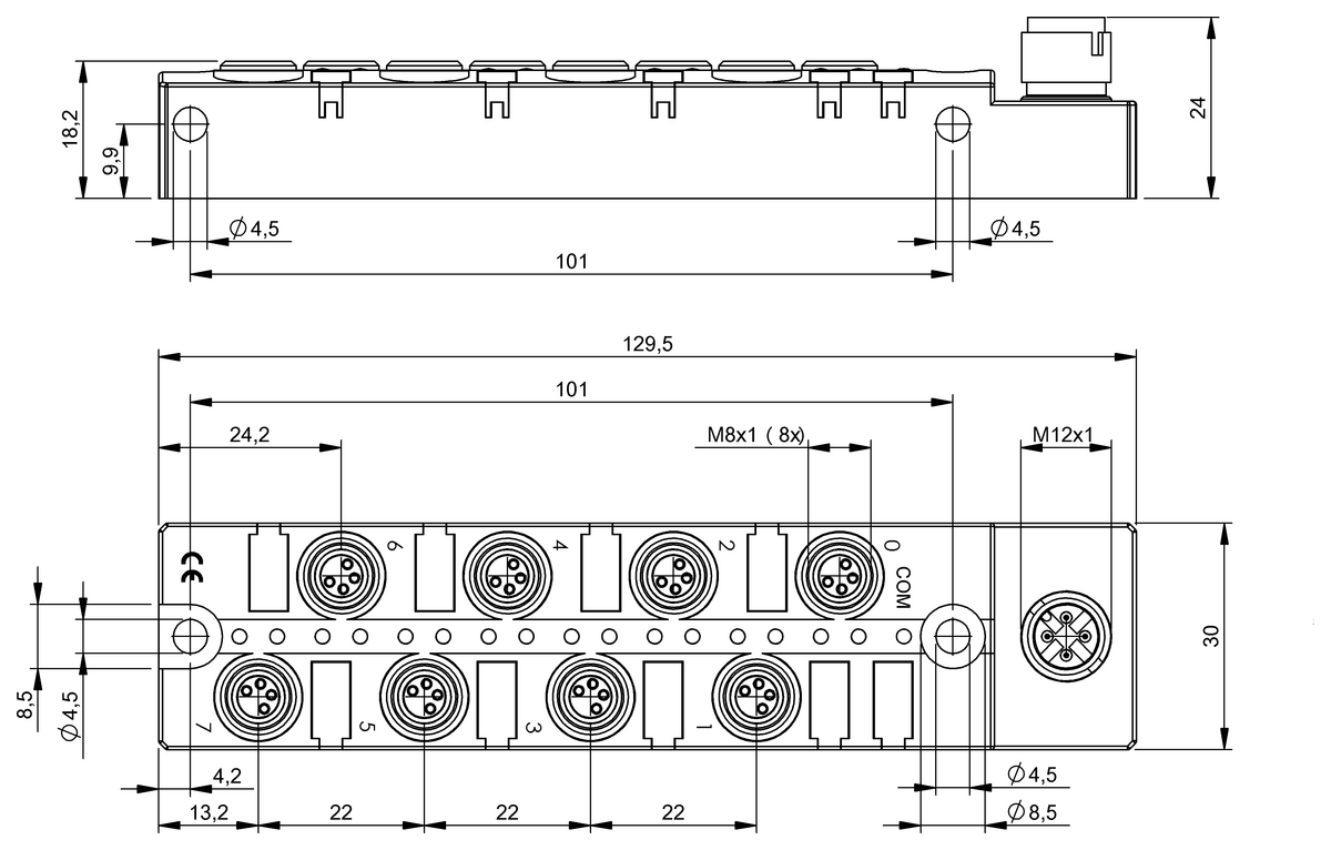 IO-Link hubs - flexible and cost-efficient signal bundling