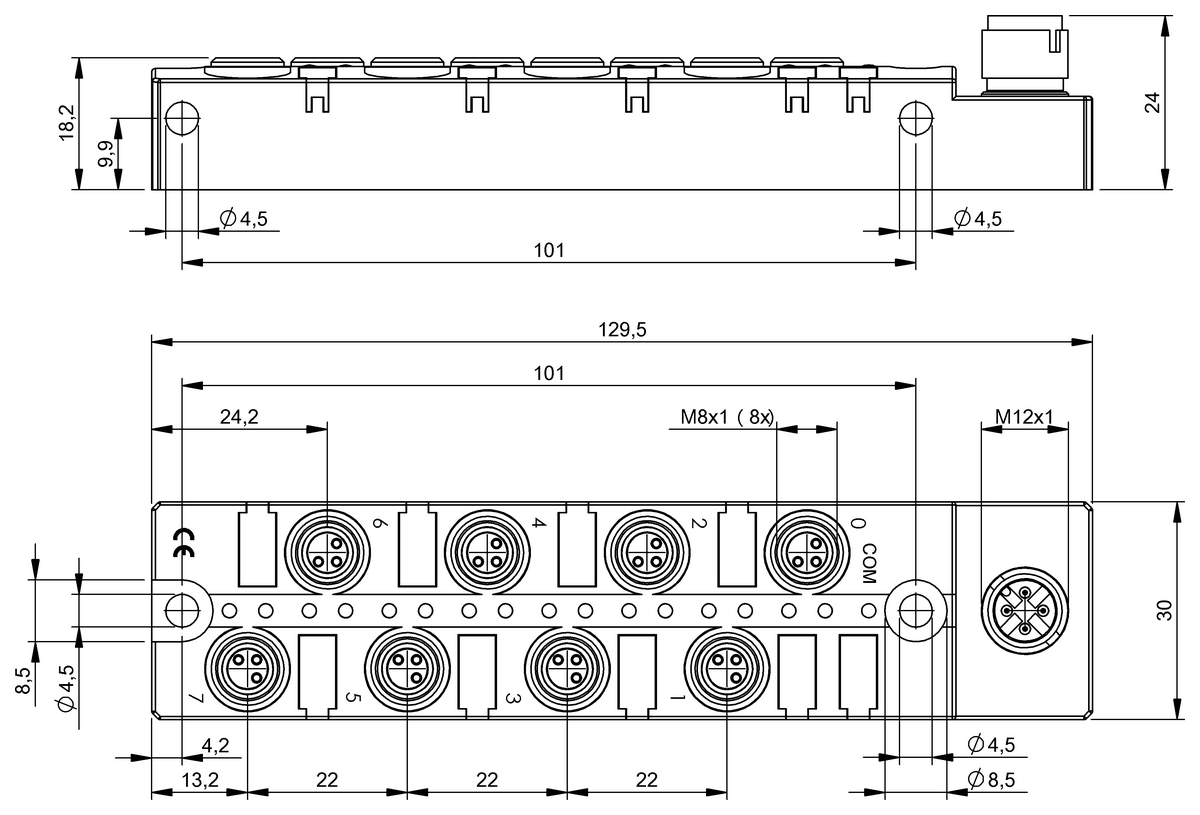 IO-Link hubs - flexible and cost-efficient signal bundling