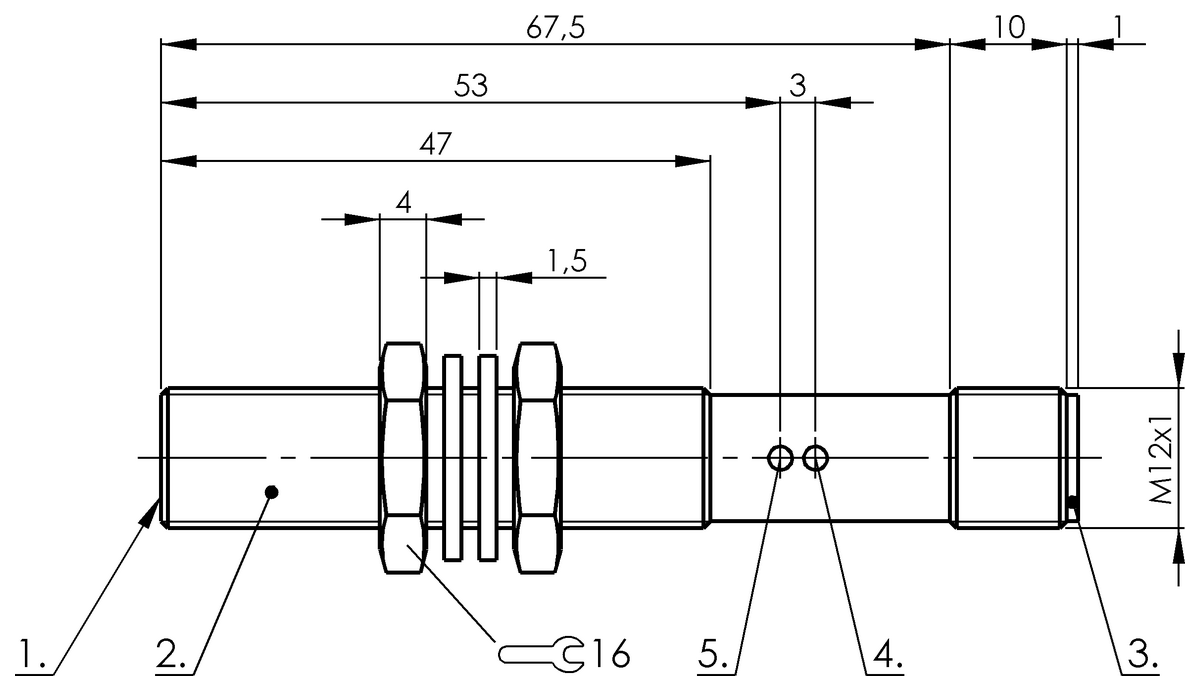 Ultrasonic sensors with analog output or digital output