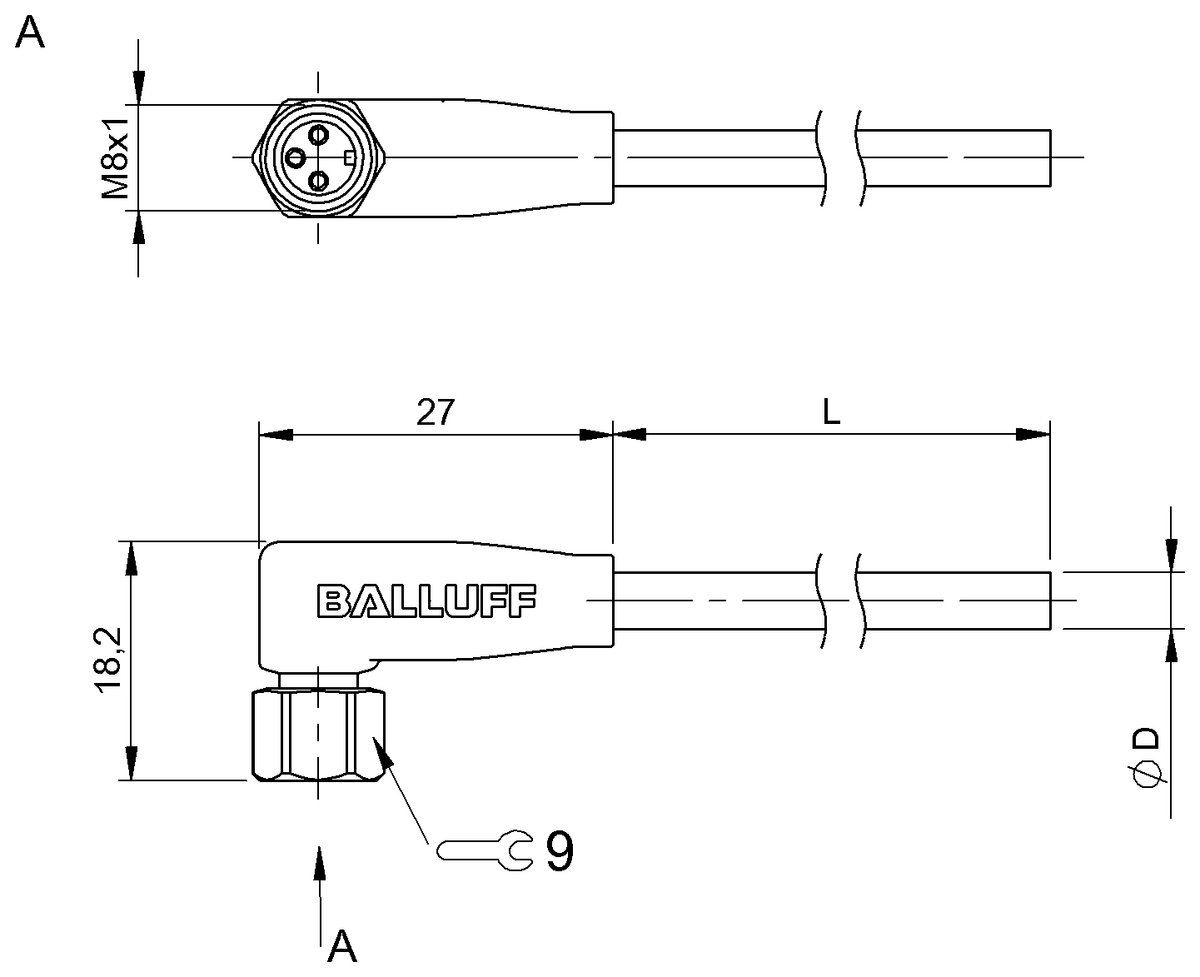 Single-ended cordsets