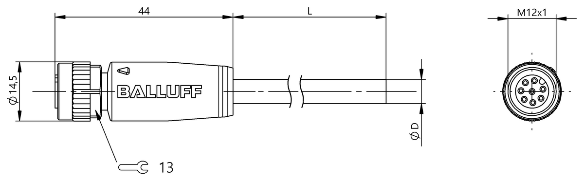 Single-ended cordsets