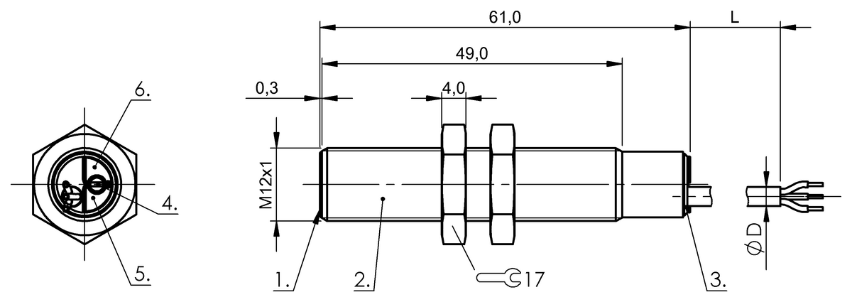 Capacitive proximity switches for object detection