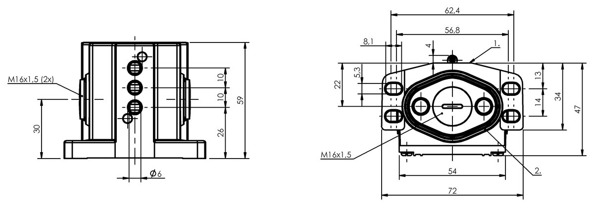 Mechanical multiple position limit switches