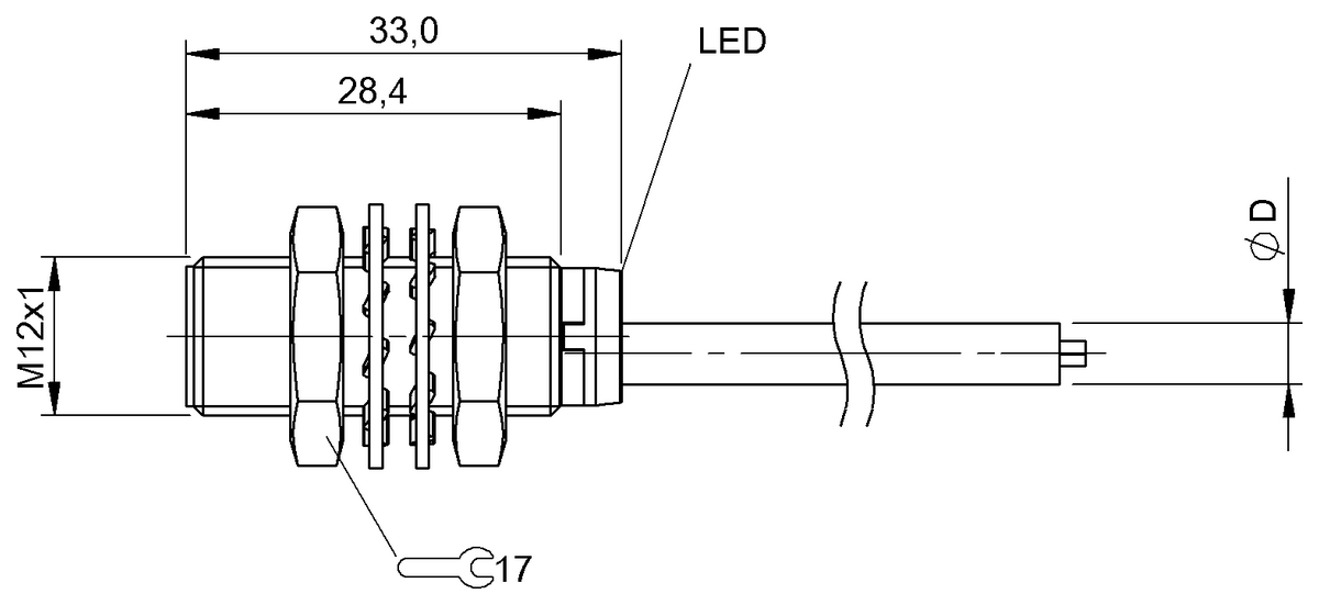 Inductive proximity switches and proximity sensors