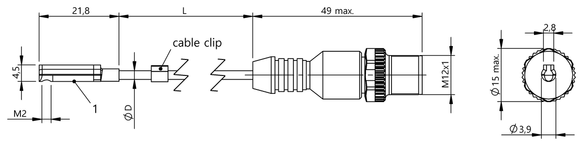 Cylinder sensors for multiple slot shapes