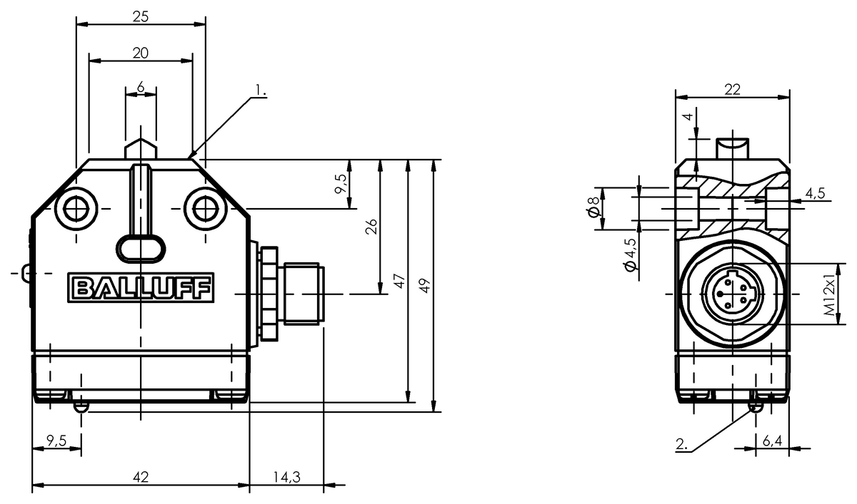 Mechanical single position limit switches