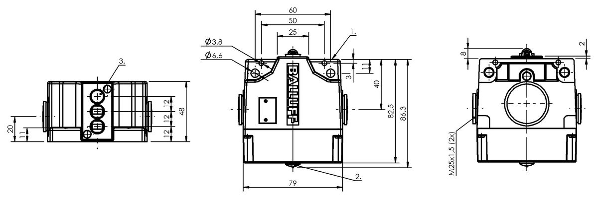 Multiple-position cam switches with mixed connections