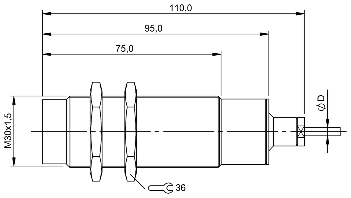 Temperature-rated inductive sensors