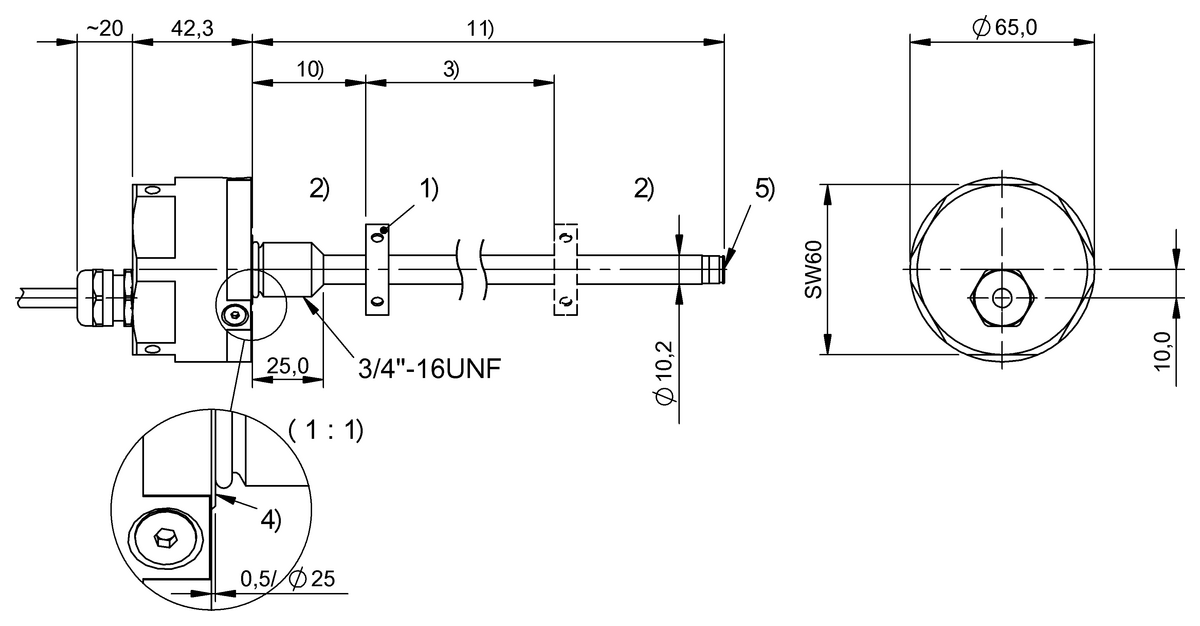 Robust magnetostrictive linear position sensors