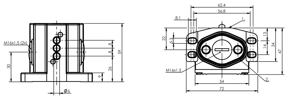 Mechanical multiple position limit switches