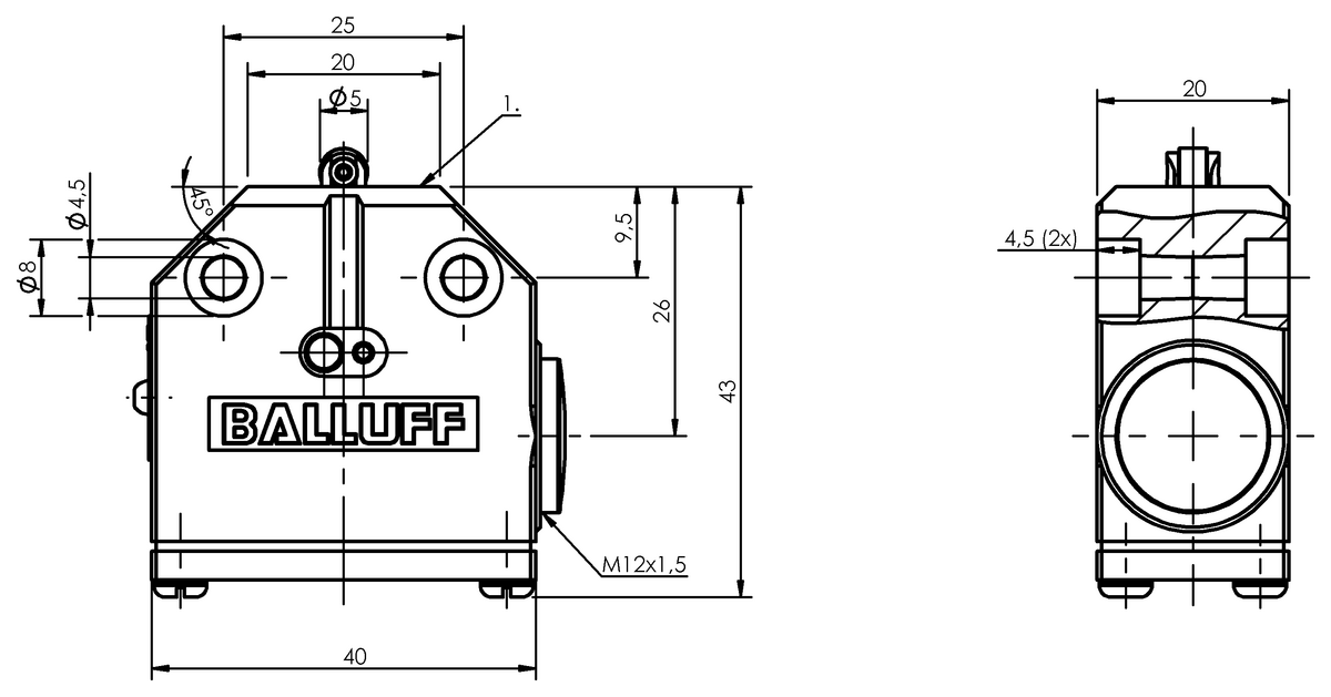 Mechanical single position limit switches for extended temperature range