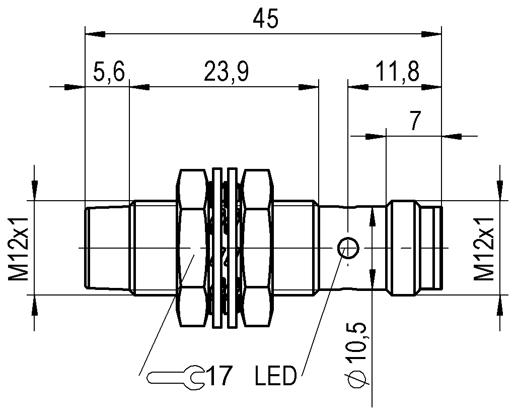 Inductive distance sensors