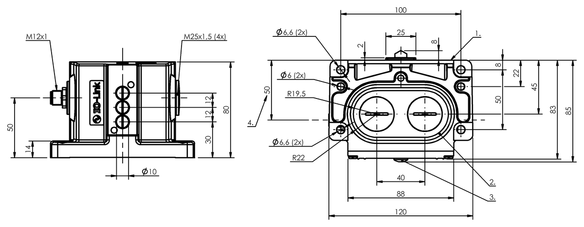 Mechanical multiple position limit switches