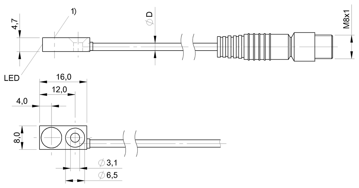 Inductive proximity switches and proximity sensors