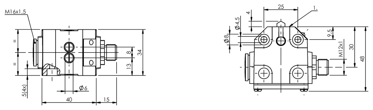 Mechanical multiple position limit switches